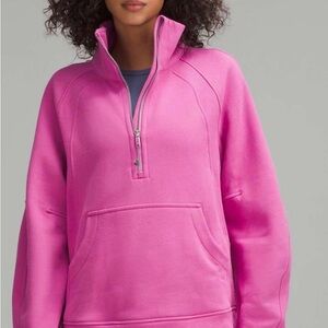 Lululemon Athletica Pink Half-Zip Sweatshirt